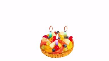 誕生日ケーキ　タルト　中央下　ループ対応