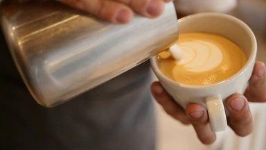At the hands of those who make latte art