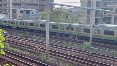 東海道本線　下り電車