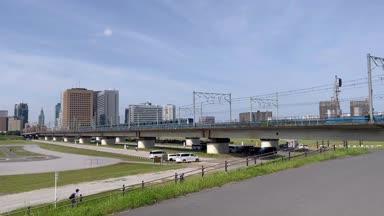 多摩川　六郷鉄橋