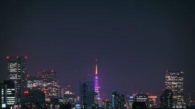 東京タワーライトアップタイムラプス