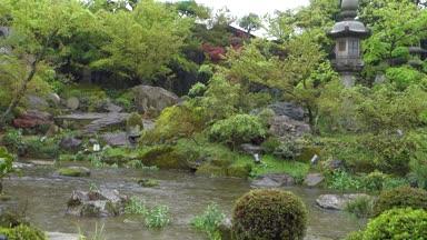 京都、第二無鄰菴（高瀬川源流庭苑）の風景