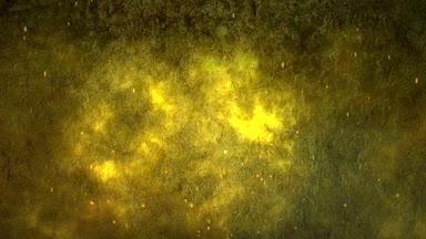 石壁の背景に黄色い火花が漂う背景動画