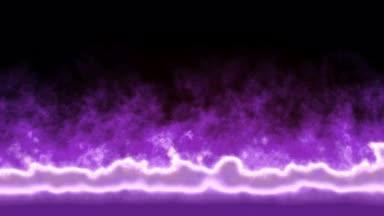 紫色の炎のアニメーション