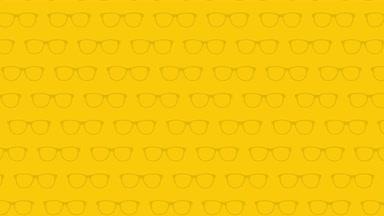 Background animation of glasses yellow
