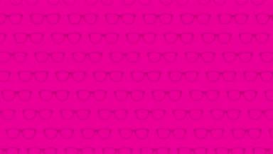 Background animation of glasses pink