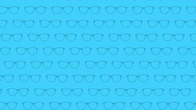 Background animation of glasses blue