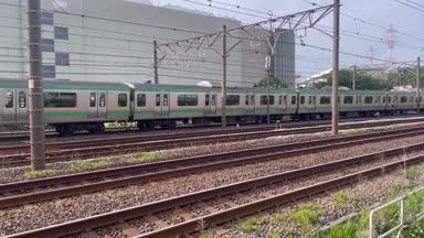 東海道本線　上り電車