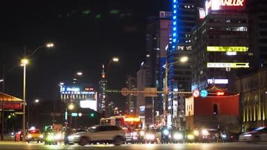 台湾風景-台北北門_台北市内夜景